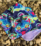 Reversable Bike Helmet Hat Adult S Teen - Blue Tiger & Rumi Patterns  - Image 1