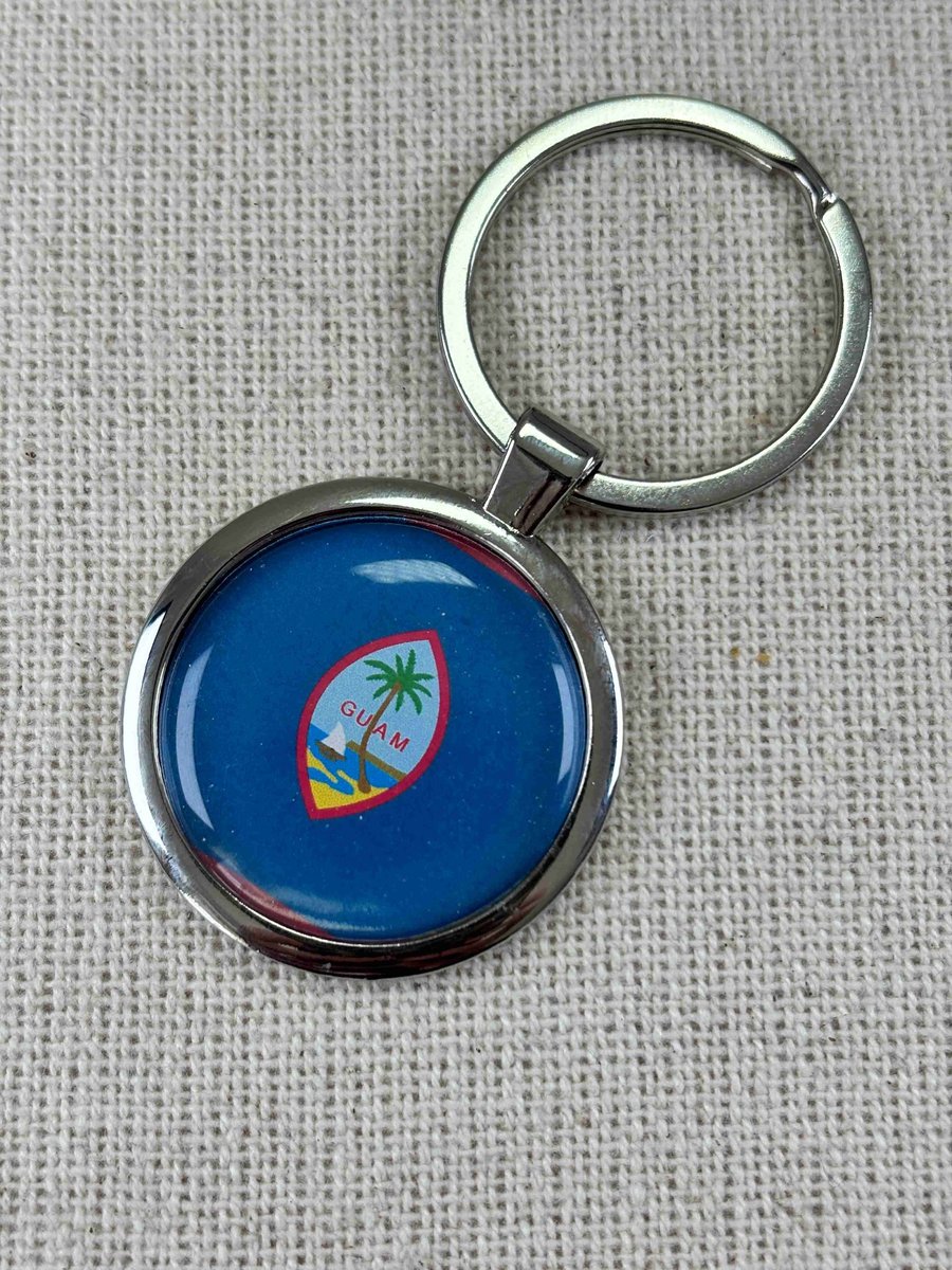 Guam Flag Keyring