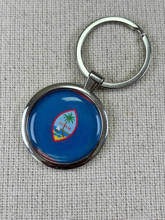 Guam Flag Keyring