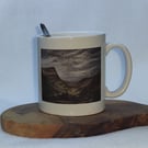 Glen Coe, Scottish highland landscape print, 10oz mug