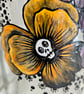 Possessed pansies (pastel)-  Decorative Upcycled Bottle  - Image 3