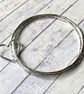 3 Entwined Sterling Silver Bangles, Silver Russian Bangle  - Image 1
