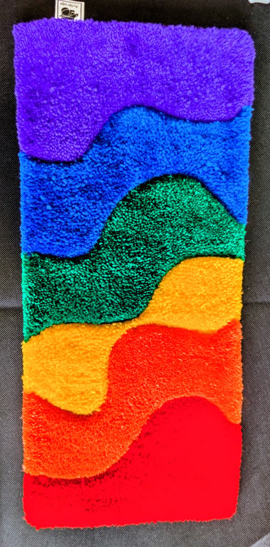 LGBTQ rug set keyboard rest and hand rest