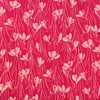 Liberty Fabric 10" Square : HESKETH Pink Floral Leaves