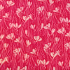 Liberty Fabric 10" Square : HESKETH Pink Floral Leaves