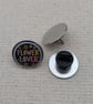 Flower Lover - Flower Themed Badge - Large Resin Topped Pin Badge - Image 2