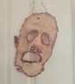 Serial killer trophies Chainsaw massacre inspired hanging skin mask