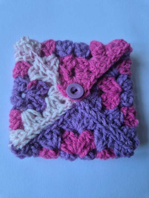  Crochet card or coin purse, small makeup bag, handmade gifts ideas