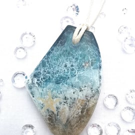 Large Statement Resin Pendant