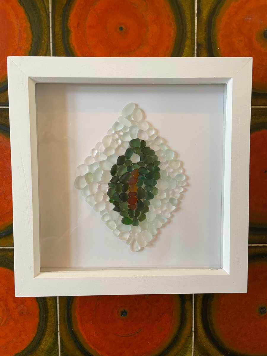 Sea Glass Vulva Vagina Art