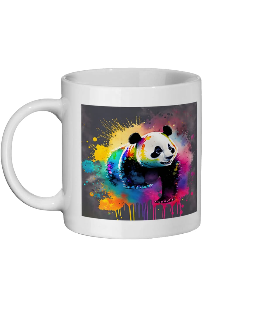 Watercolour Panda 2 - Bright, Vivid Wildlife Mug