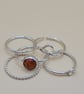 Adjustable Sterling Silver  Wave Ring - Image 4