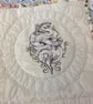Day of the Dead Style Wall-hanging, Lap Quilt, Small Bed Cover. - Image 8