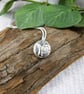 Sterling Silver Pebble Necklace with Bluebells - Image 6