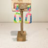 Glow in the dark dangle earrings 