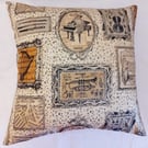 music and musical instruments cushion pillow