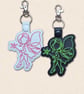 Fairy Keyring - Embroidered Enchanted Bag Charm - Image 1