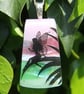 Dichroic Glass Fairy Necklace: Fused Glass Landscape Pendant F10 - Image 6