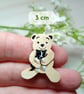 Border Collie Puppy Pin Badge, Handmade Dog Owner Gift, Dog Mum Dad Gift - Image 4