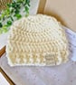 Hello World Crochet Baby Hat – Handmade Baby Shower Gift - Image 3