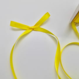 3 metres yellow double satin ribbon 6mm wide Easter crafts Spring