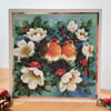 Advent Calendar Style Christmas Card - Robins