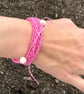  Hemp Bracelet. Wrap Bracelet. Hemp Jewellery. Casual Bracelet. Bracelets. - Image 2
