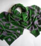 LIMITED EDITION SILK VISCOSE DEVORE VELVET SCARF - Image 4