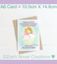 Tooth Fairy A6 Greetings Card, portrait card, personalised - Image 5