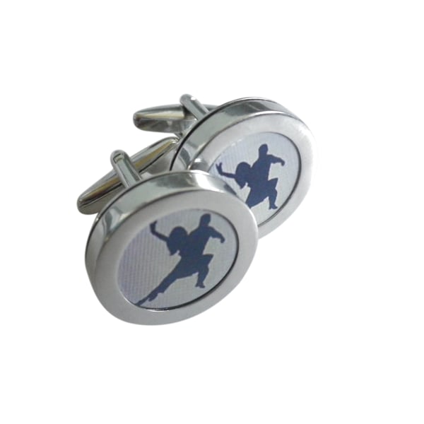 Blue Tango cufflinks,free shipping, gift wrapped, super image, ref 1234