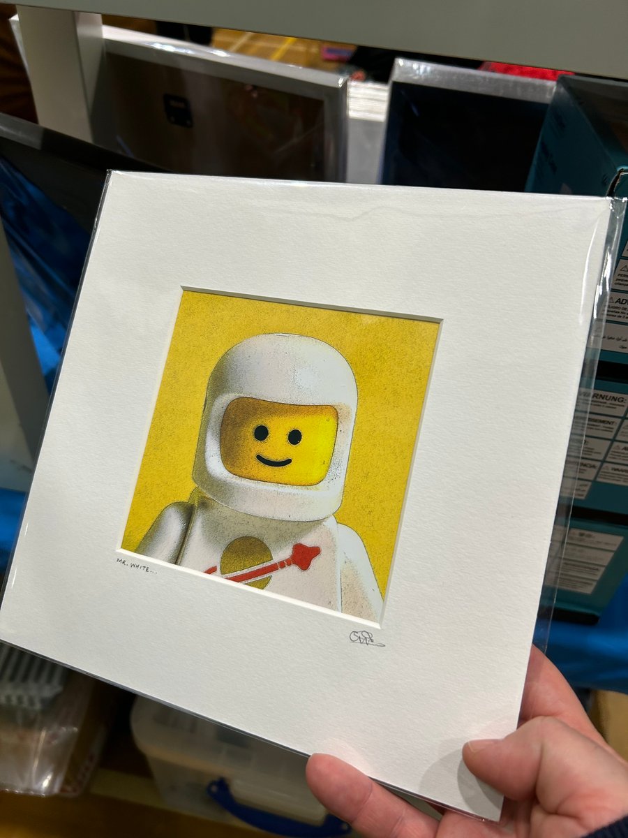 SPACEMAN - Lego minifigure photo print