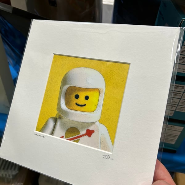 SPACEMAN - Lego minifigure photo print