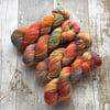Hand dyed knitting yarn 4 ply MCN Rosy Apples100g