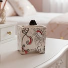 Lovebug keepsake pot- handmade ceramic