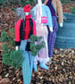 "Llinos" - Ladies Who Lunch - Handmade fabric doll - Image 5