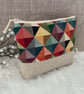Tapestry Cosmetic Bag, Zipped Purse, Make up Bag, Toiletry Bag