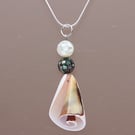 Mosaic Shell Pendant.