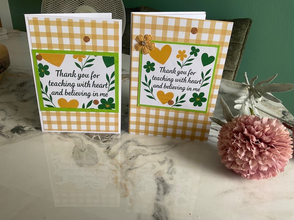 Teacher appreciation stationery gift