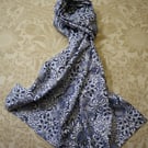 William Morris Scarf Persian China Blue
