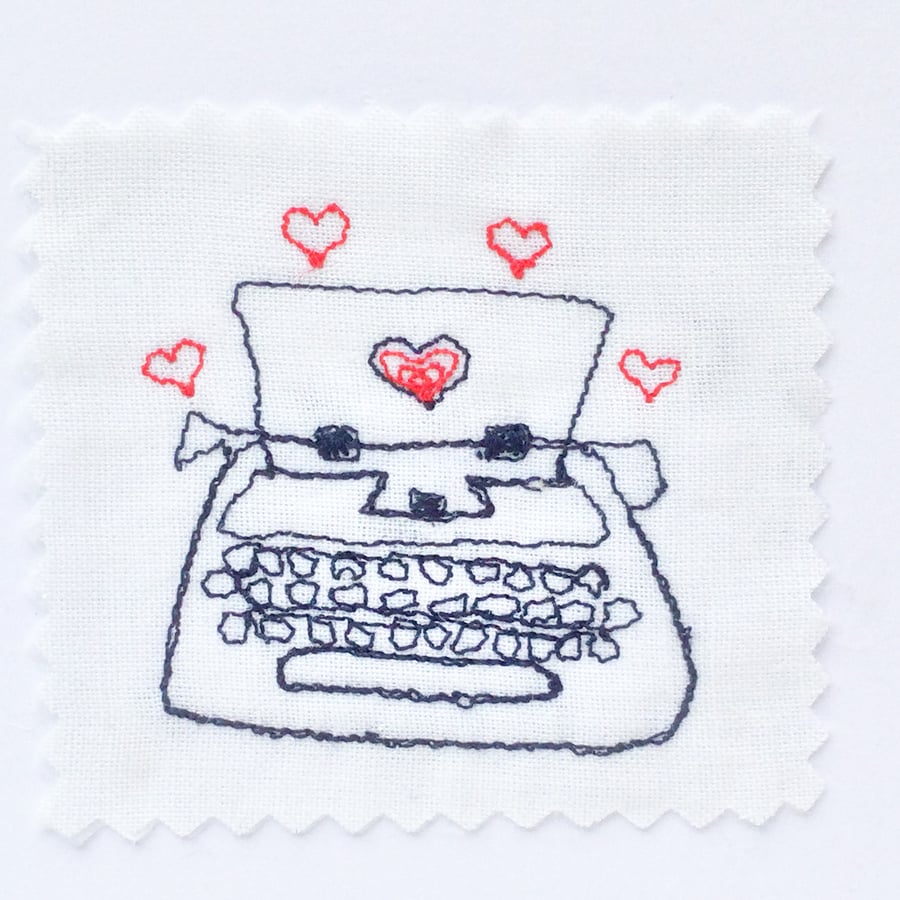 Embroidered Card.