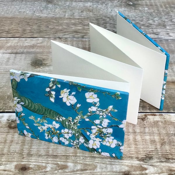 Mini Watercolour Sketchbook with Almond Blossom Paper