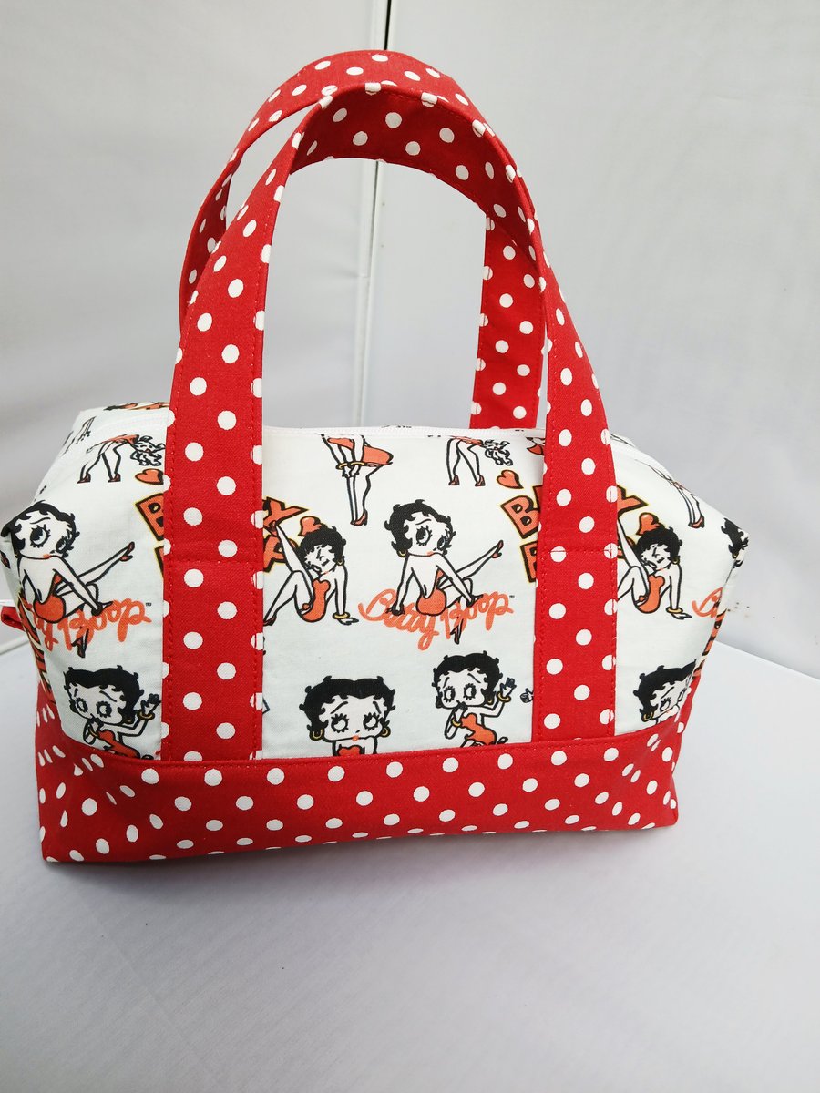 Betty Boop Zipped Multi purpose Bag