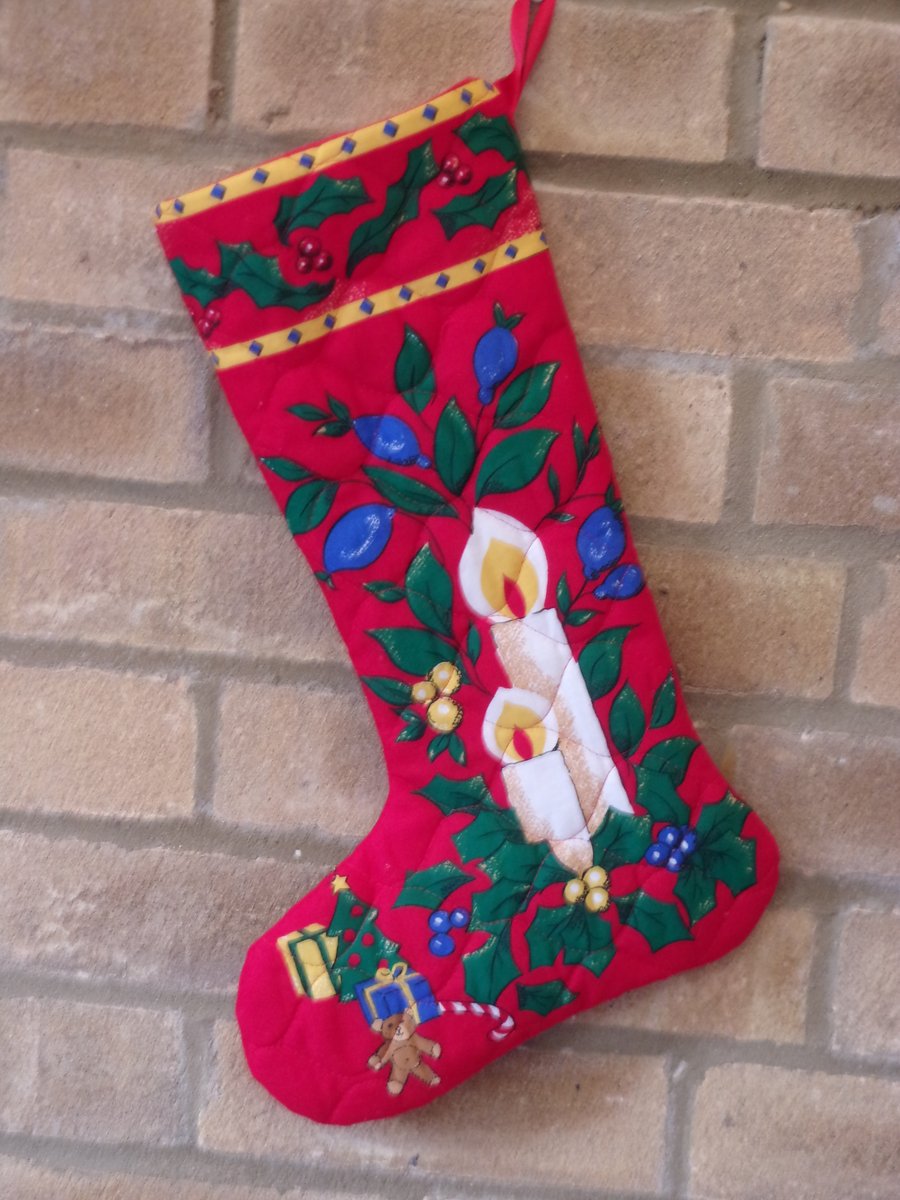 Quilted Christmas Stocking