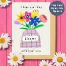 Plantable 'Bloomin' Fabulous' Birthday Card, Seed Paper Card, Handmade