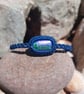 Fused Glass Macrame Bracelet - Image 1