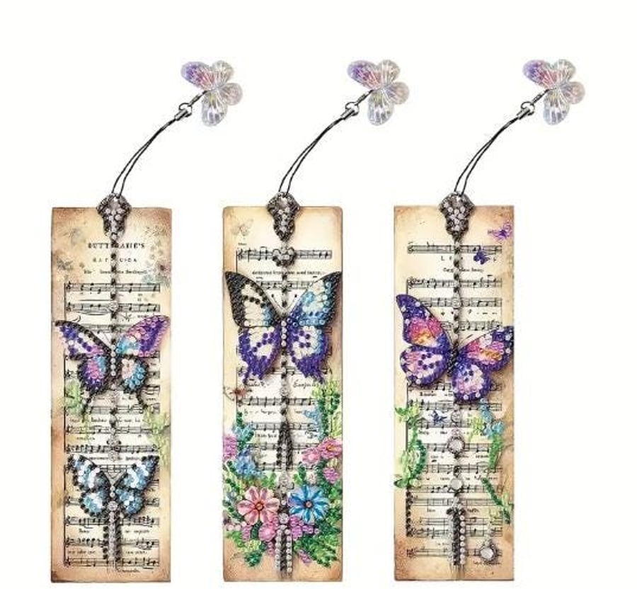 Butterfly Bookmarks Diy Craft Kit, Beautiful Graduation Present Bookmark, Aesthe