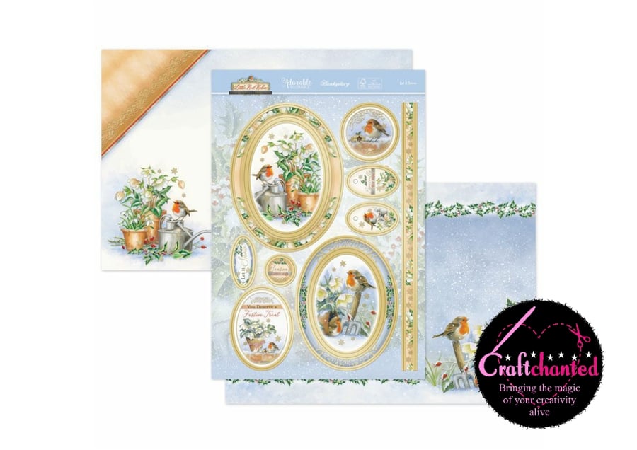Hunkydory - Little Red Robin - Let It Snow - Luxury Topper Set