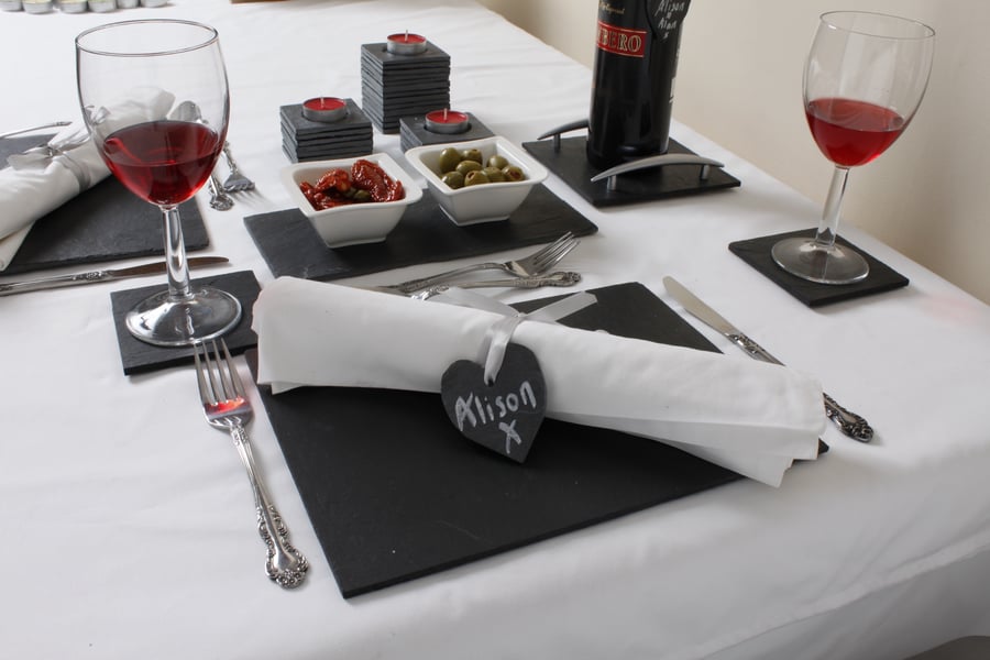 Slate placemats