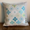 Liberty and linen cushion cover