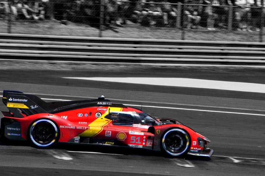Ferrari 499P no51 24 Hours of Le Mans 2023 Photograph Print